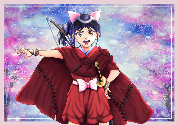 半妖の夜叉姫 もろは 単体 ガンマ イラストたまに漫画 さんのイラスト ニコニコ静画 イラスト