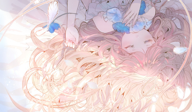 お昼寝する女の子 こもりひっき さんのイラスト ニコニコ静画 イラスト