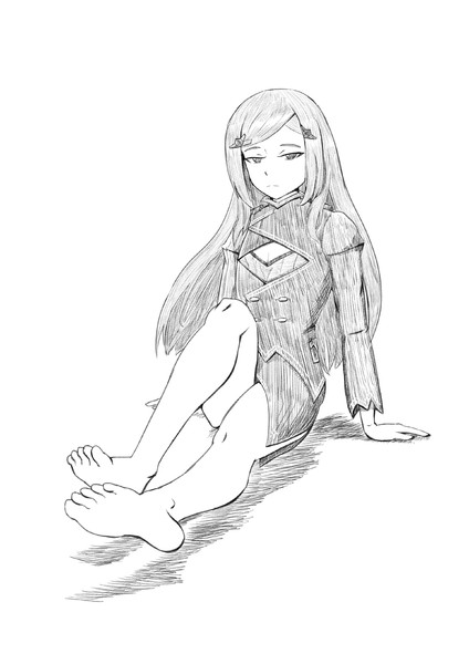 足を伸ばしてくつろぐナイトエンジェルの絵 砂嵐番偽 さんのイラスト ニコニコ静画 イラスト