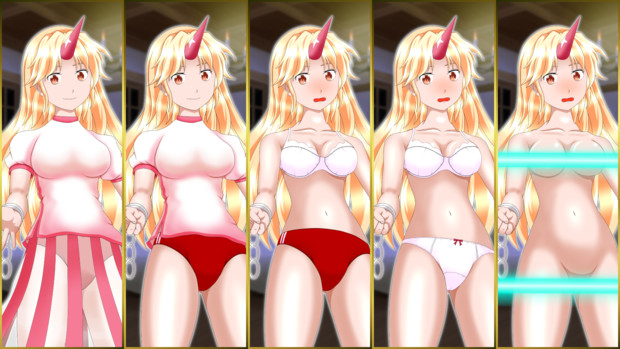 東方 じゃんけんに弱い星熊勇儀さん 卜一リ さんのイラスト ニコニコ静画 イラスト