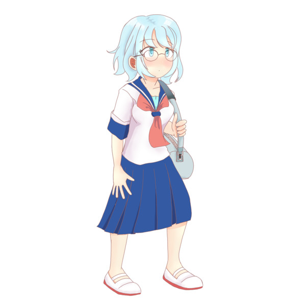 カバンを持った女の子 くそや商店 さんのイラスト ニコニコ静画 イラスト