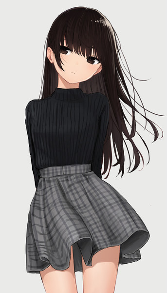 Divinoinspirar 100以上 黒髪 ロング イラスト おしゃれ