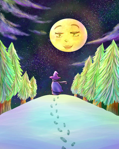 月夜の旅立ち 馬場ヤイリ 絵本描き さんのイラスト ニコニコ静画 イラスト
