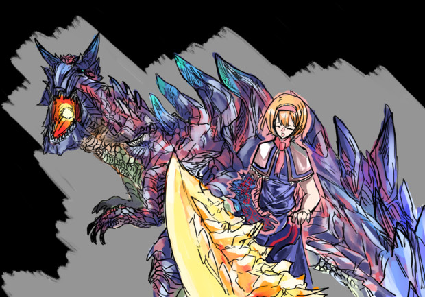 ディノバルドとhns 死人 さんのイラスト ニコニコ静画 イラスト