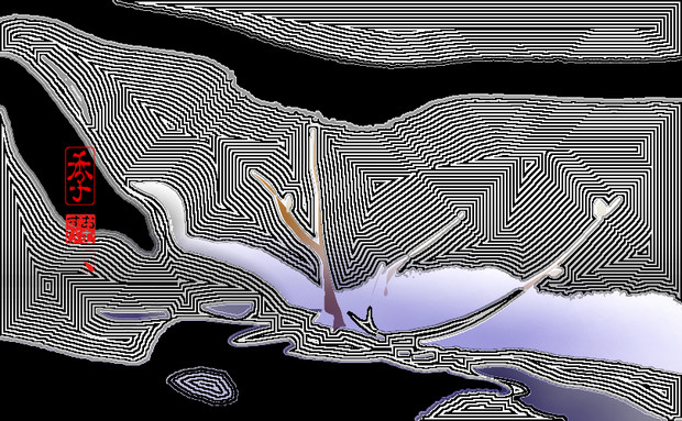 季 Toki 線画 彩 背景黒 おむ09073 Omusubi Hitotu さんのイラスト ニコニコ静画 イラスト