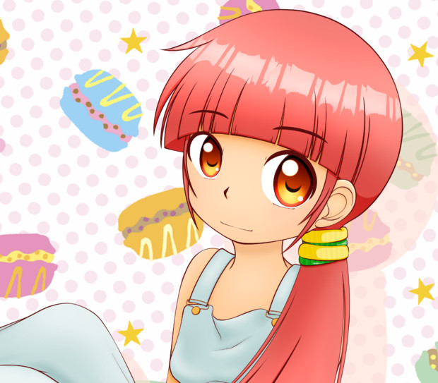 お菓子少女 高画質版 顔アップ アクイ Kazxkazu さんのイラスト ニコニコ静画 イラスト