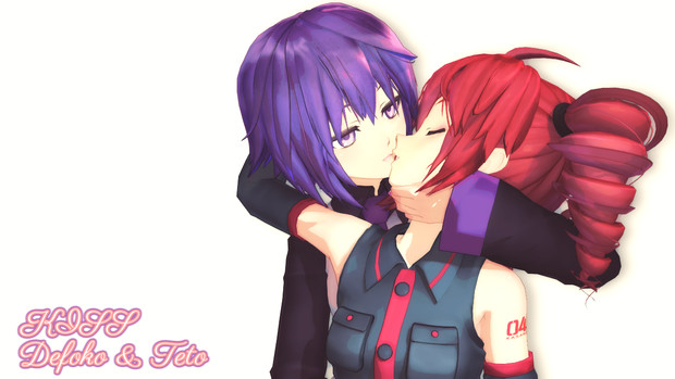 デフォ子とテトのキスシーン 冷凍みかん さんのイラスト ニコニコ静画 イラスト
