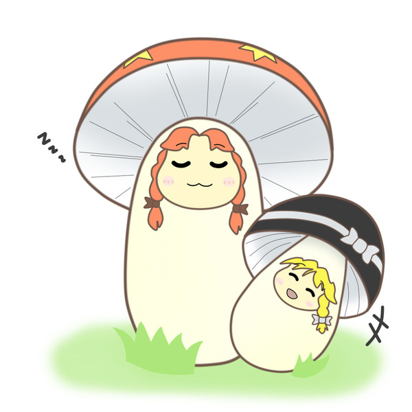実験に失敗した魔理沙と巻き込まれた美鈴 Chai さんのイラスト ニコニコ静画 イラスト