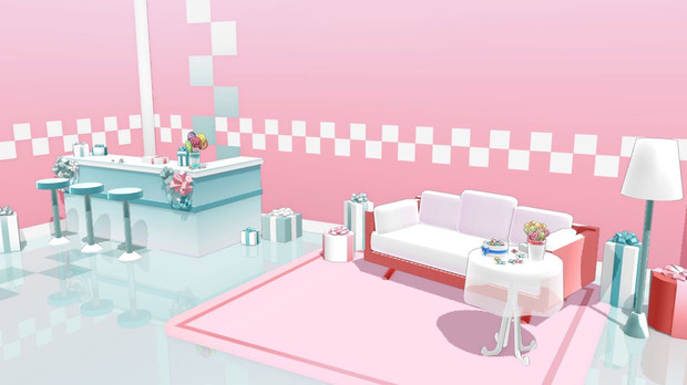 Mmdステージ配布あり 鴇色ステージ はまち さんのイラスト ニコニコ静画 イラスト