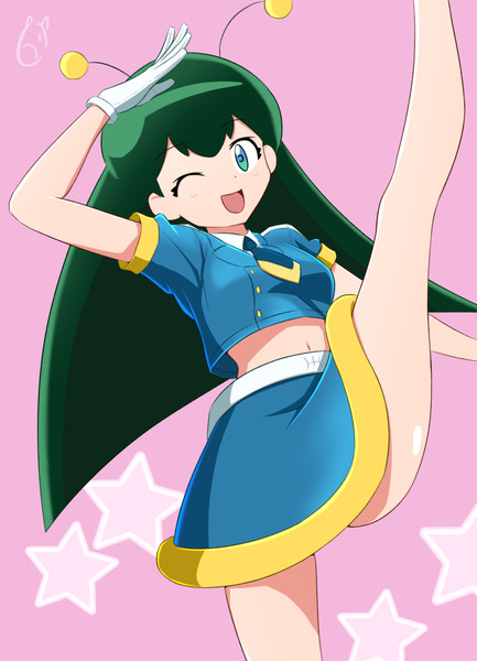 I字バランスなポヨンちゃん 恩カズ さんのイラスト ニコニコ静画 イラスト