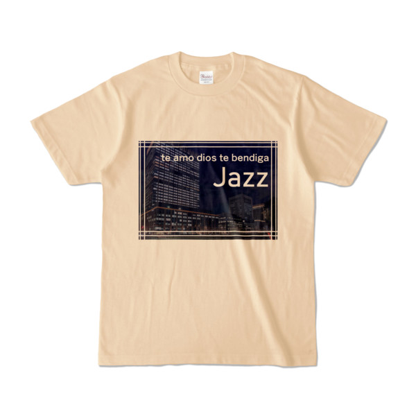 Tシャツ ナチュラル Jazz_Night_F
