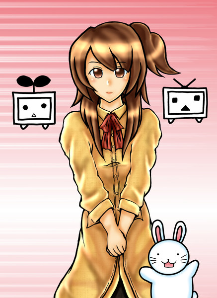 Niconico みほちゃん先生 ニコニコテレビ君 静画ちゃん Bukky さんのイラスト ニコニコ静画 イラスト