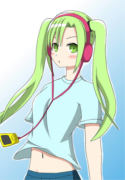 音楽を聴く女の子 絵孤 さんのイラスト ニコニコ静画 イラスト