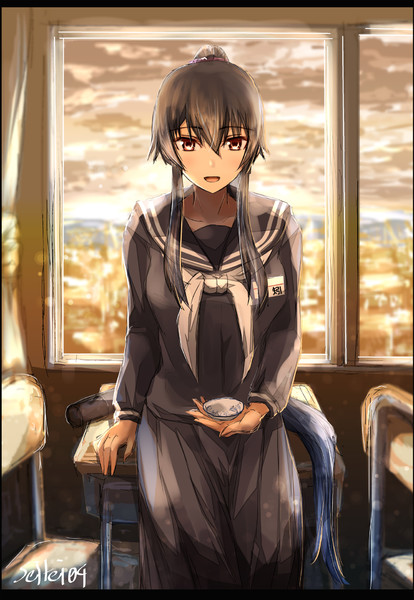 二人っきりの放課後の教室で わたし 艦娘になるの と告白した子が 矢矧でした Seitei さんのイラスト ニコニコ静画 イラスト