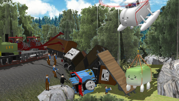 生きた箱というお話４ Mmdきかんしゃトーマス カタロット重工 さんのイラスト ニコニコ静画 イラスト