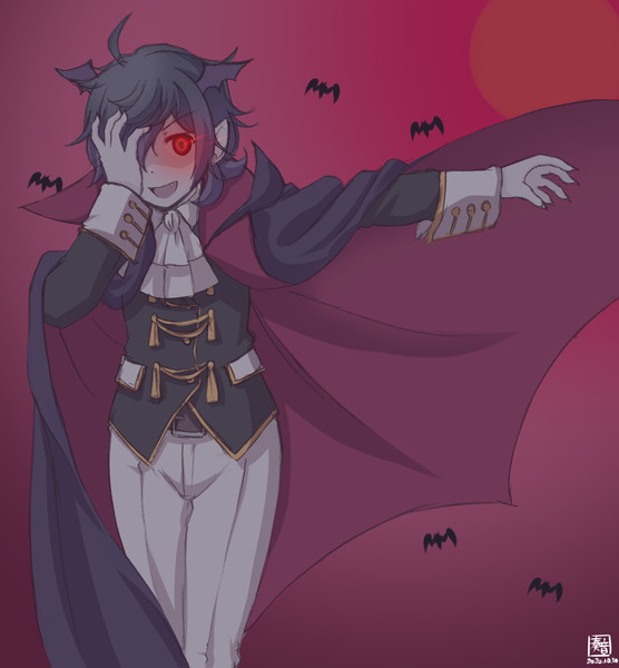 わんどろハロウィン ヴァンパイア松風 奏音 さんのイラスト ニコニコ静画 イラスト