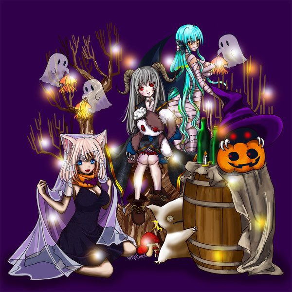 オリジナル ハロウィンパーティー Rodmond さんのイラスト ニコニコ静画 イラスト