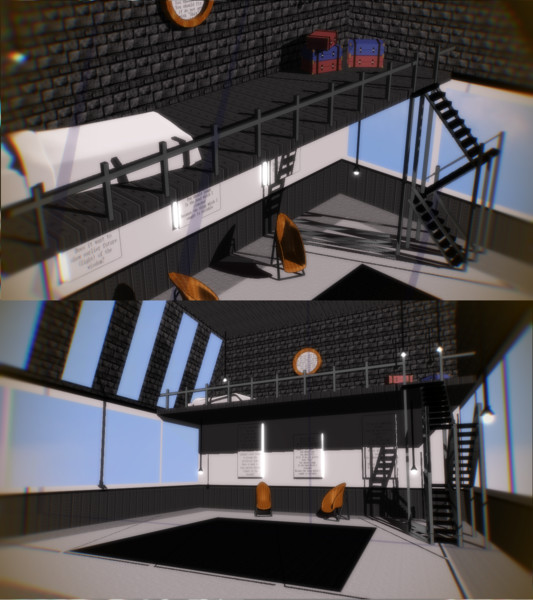 Mmd ロフトのある部屋 期間限定 立夏 スチームパンクp さんのイラスト ニコニコ静画 イラスト