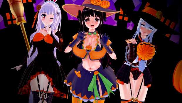 ハッピーハロウィン B うどんげ姫様えーりん 月島 さんのイラスト ニコニコ静画 イラスト