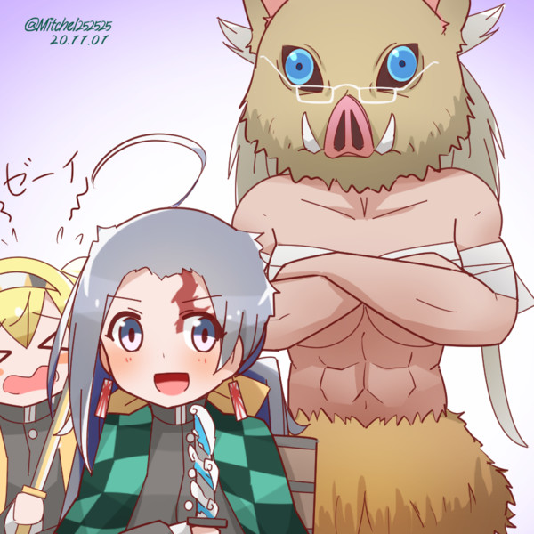 鬼滅な清霜と武蔵さんとベーイ ミッチェル さんのイラスト ニコニコ静画 イラスト