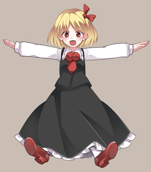 寄稿 東方lovemedo ルーミアの立ち絵 ハマー さんのイラスト ニコニコ静画 イラスト