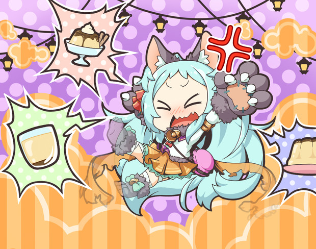 プリン プリン プリン プリンを寄こすの レイナル さんのイラスト ニコニコ静画 イラスト