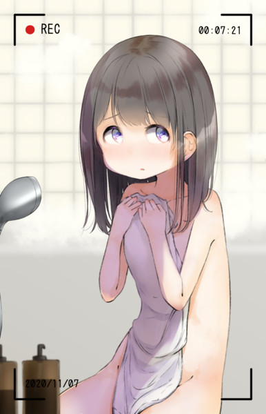 ホラー映画みたあとのお風呂って怖いよね おとなりのこ さんのイラスト ニコニコ静画 イラスト