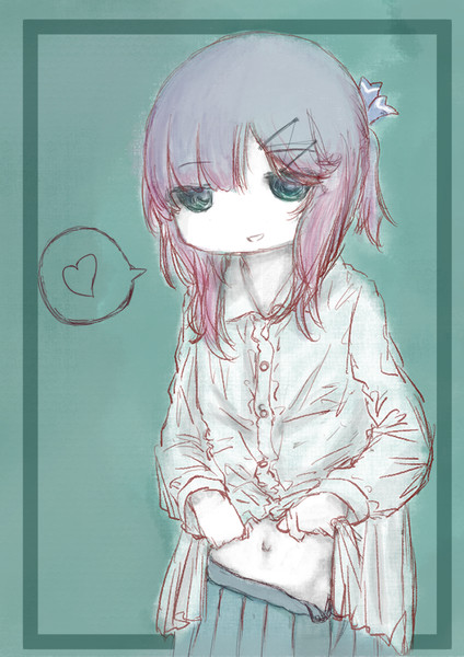 女児のお腹が描けない提督に身をもって資料提供する対馬ちゃん 丑はこべ さんのイラスト ニコニコ静画 イラスト