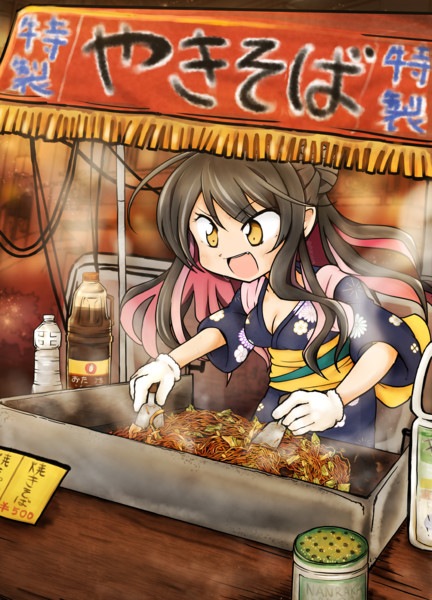 長波サマの焼きそばは一味違うぜぇ ノコなんとか さんのイラスト ニコニコ静画 イラスト