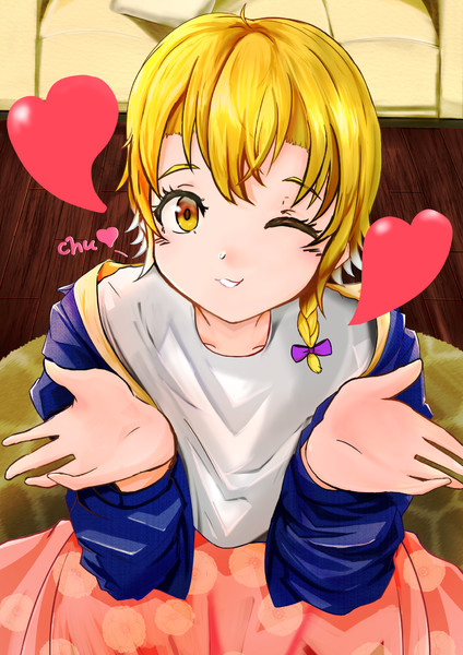 投げキッスriちゃん 蓮華 さんのイラスト ニコニコ静画 イラスト