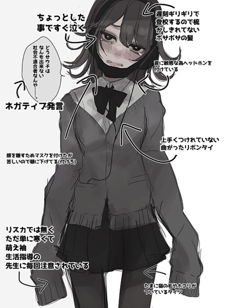 慧ちゃんの生態 赫井苹果 あかいりんご さんのイラスト ニコニコ静画 イラスト