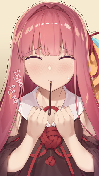 茜ちゃんとポッキーゲーム ぱるとねる さんのイラスト ニコニコ静画 イラスト