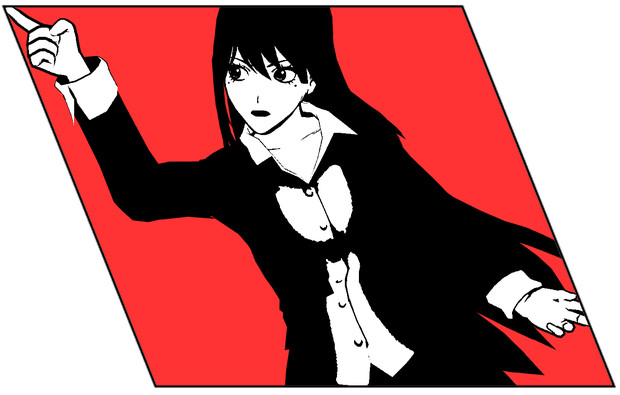 白黒 単色イラストの練習 カクヨさん あべべし君 さんのイラスト ニコニコ静画 イラスト