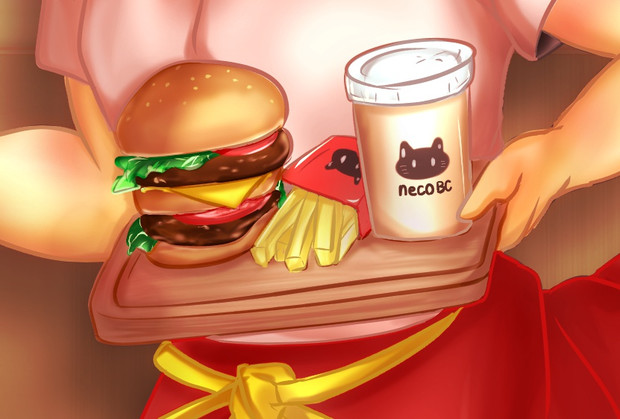 ハンバーガーセット Tarou さんのイラスト ニコニコ静画 イラスト