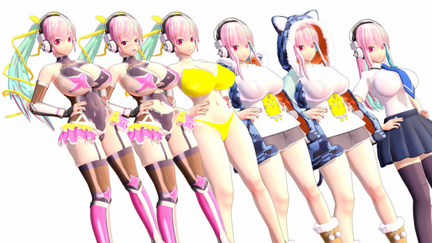 Mmd対魔忍 すーぱーそに子ver1 00 モデル配布 Jean さんのイラスト ニコニコ静画 イラスト