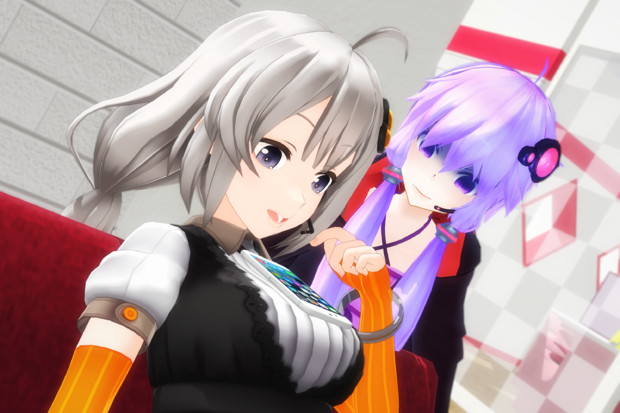 あかりちゃんの胸の使い方を見るゆかりん Noobです さんのイラスト ニコニコ静画 イラスト
