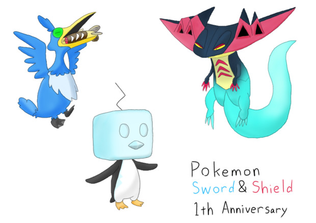 剣盾1周年 Poke P さんのイラスト ニコニコ静画 イラスト