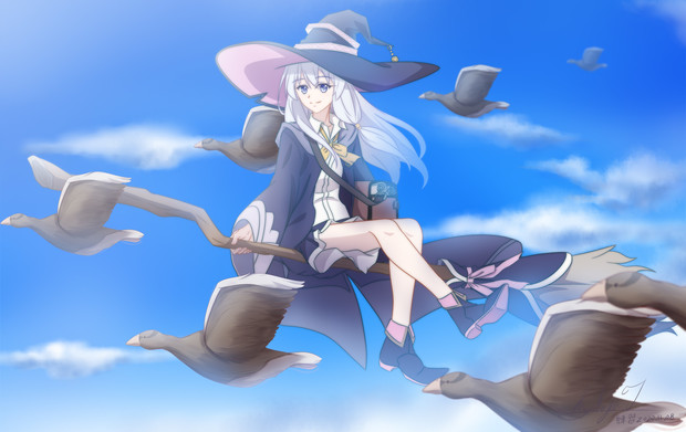 練習画 魔女の旅々 イレイナ Kiyokazu さんのイラスト ニコニコ静画 イラスト