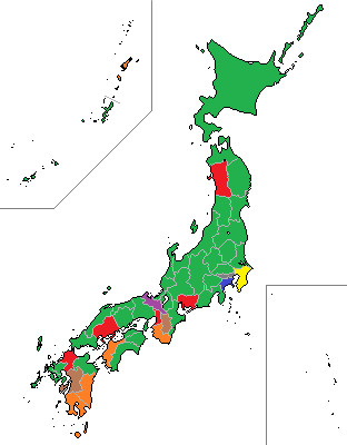 都道府県の色 ハタガシラ ジン さんのイラスト ニコニコ静画 イラスト