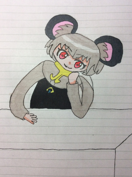 肘をつくnyn あかい さんのイラスト ニコニコ静画 イラスト