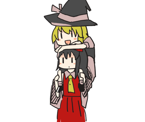 おんぶするmspnmn姉貴 東京ミョーガ さんのイラスト ニコニコ静画 イラスト