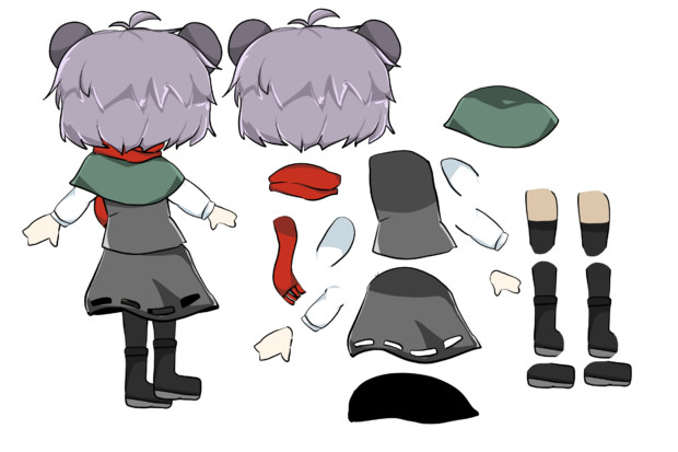 Ryo姉貴背面素材 Png 右る さんのイラスト ニコニコ静画 イラスト