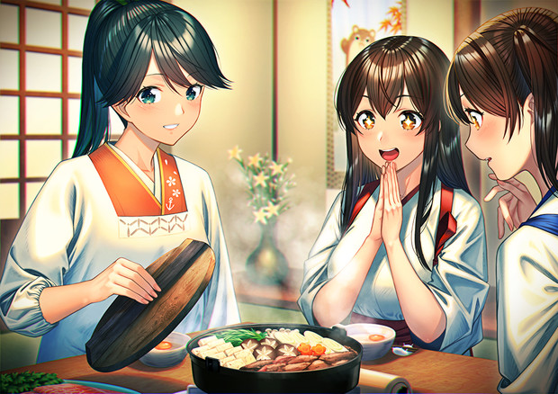 感謝していただきます 名も無き憲兵 さんのイラスト ニコニコ静画 イラスト