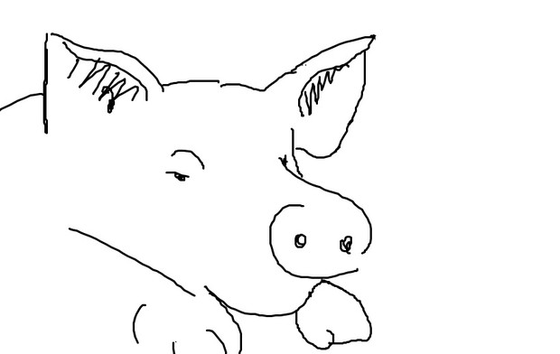 寝そべるブタ 善本琢路 さんのイラスト ニコニコ静画 イラスト