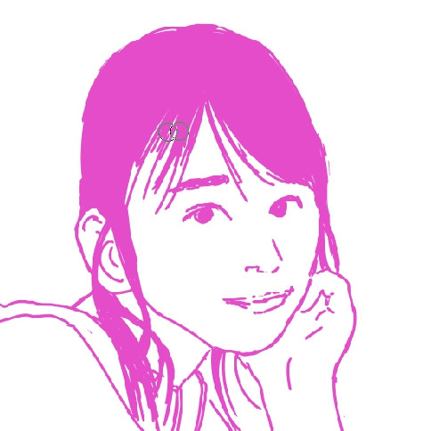 新垣結衣さんのイラストを描いてみた コジロム さんのイラスト ニコニコ静画 イラスト