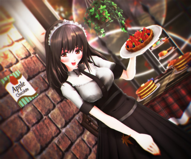 リデルお姉さん萌えリンク 可愛いメイドのお姉さん 海冥 さんのイラスト ニコニコ静画 イラスト