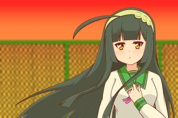 夕方の学校 屋上にて 石野 蒼 さんのイラスト ニコニコ静画 イラスト