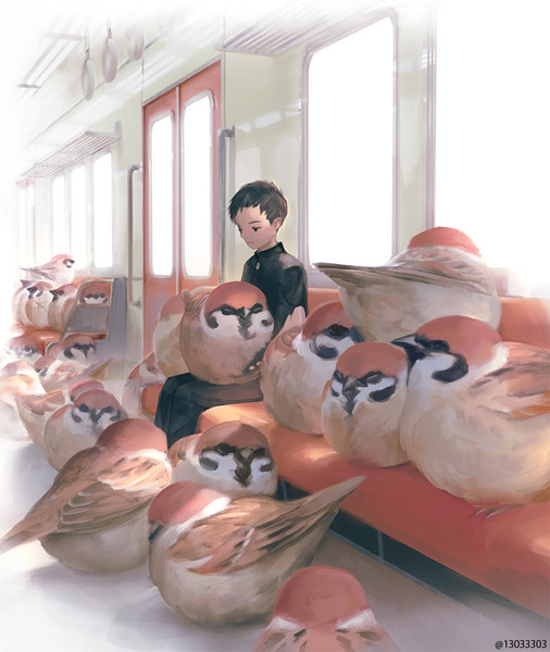 電車を間違えたかもしれない 蟻塚 さんのイラスト ニコニコ静画 イラスト