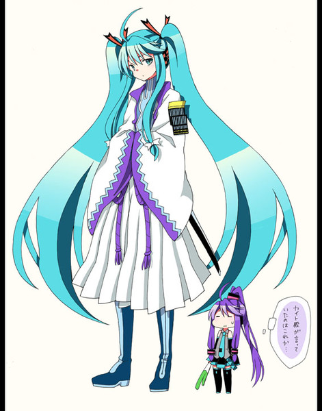 初音ミクで神威がくぽ 衣装交換 浅井麻 さんのイラスト ニコニコ静画 イラスト