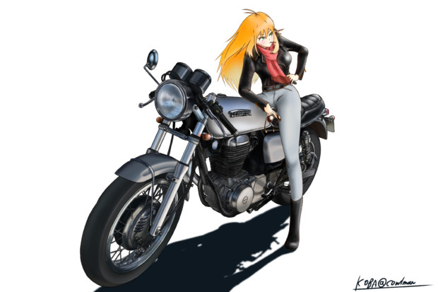 弦巻マキとカフェレーサー Koba カウルマン さんのイラスト ニコニコ静画 イラスト